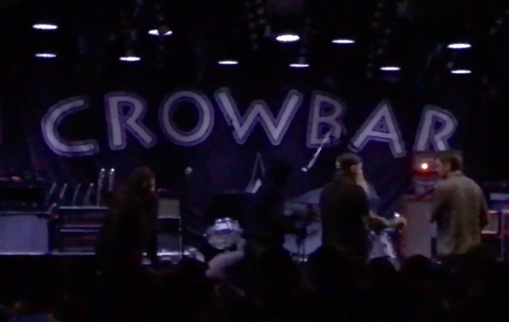 Crowbar setting up at Teragram Ballroom - LA 1/27/2019