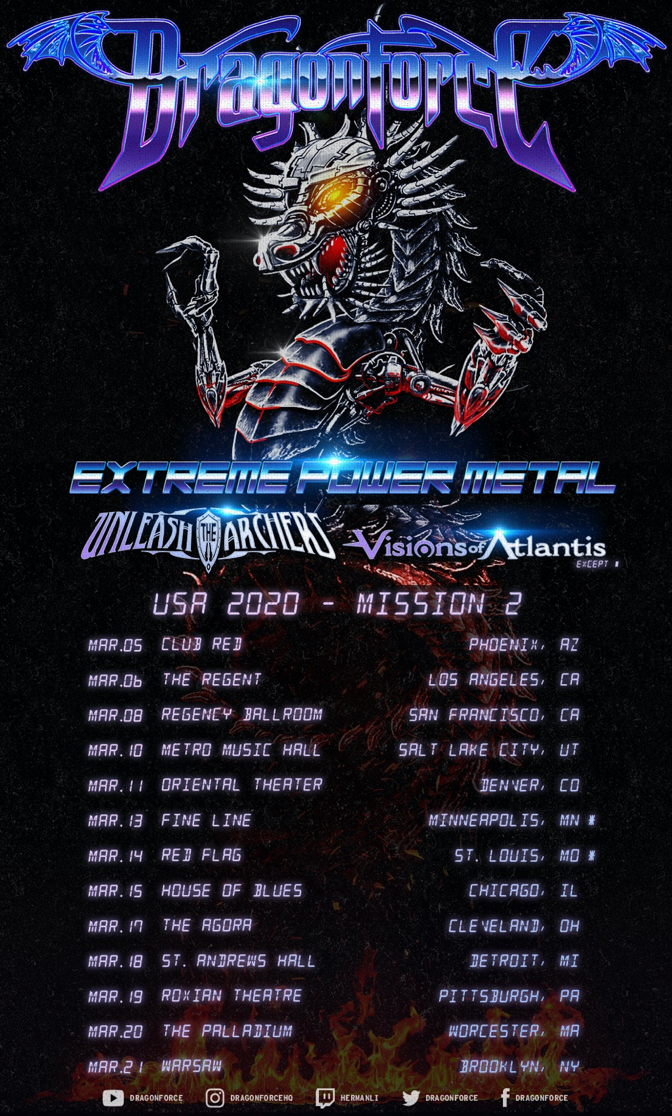 UNLEASH THE ARCHERS and VISIONS OF ATLANTIS Announce Upcoming USA Tour ...