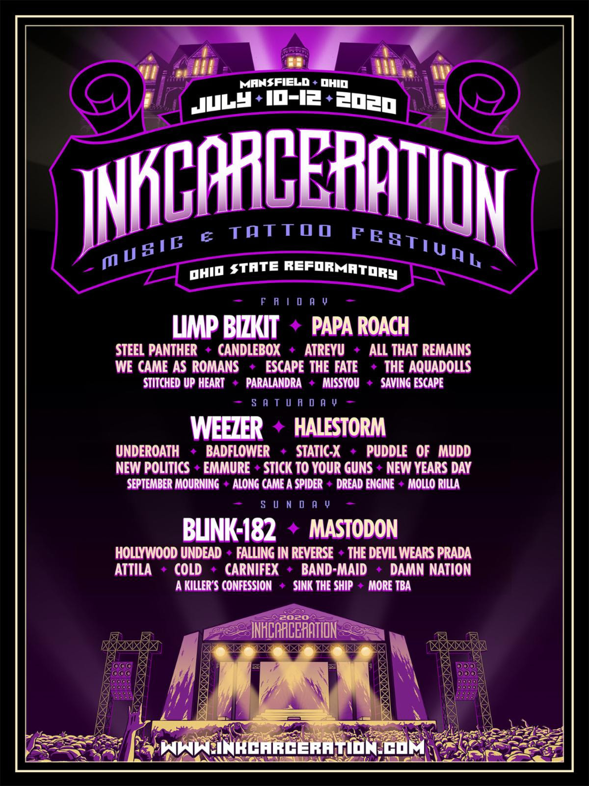 Inkcarceration Festival 2023 Day GA Pass For Sale In, 52% OFF
