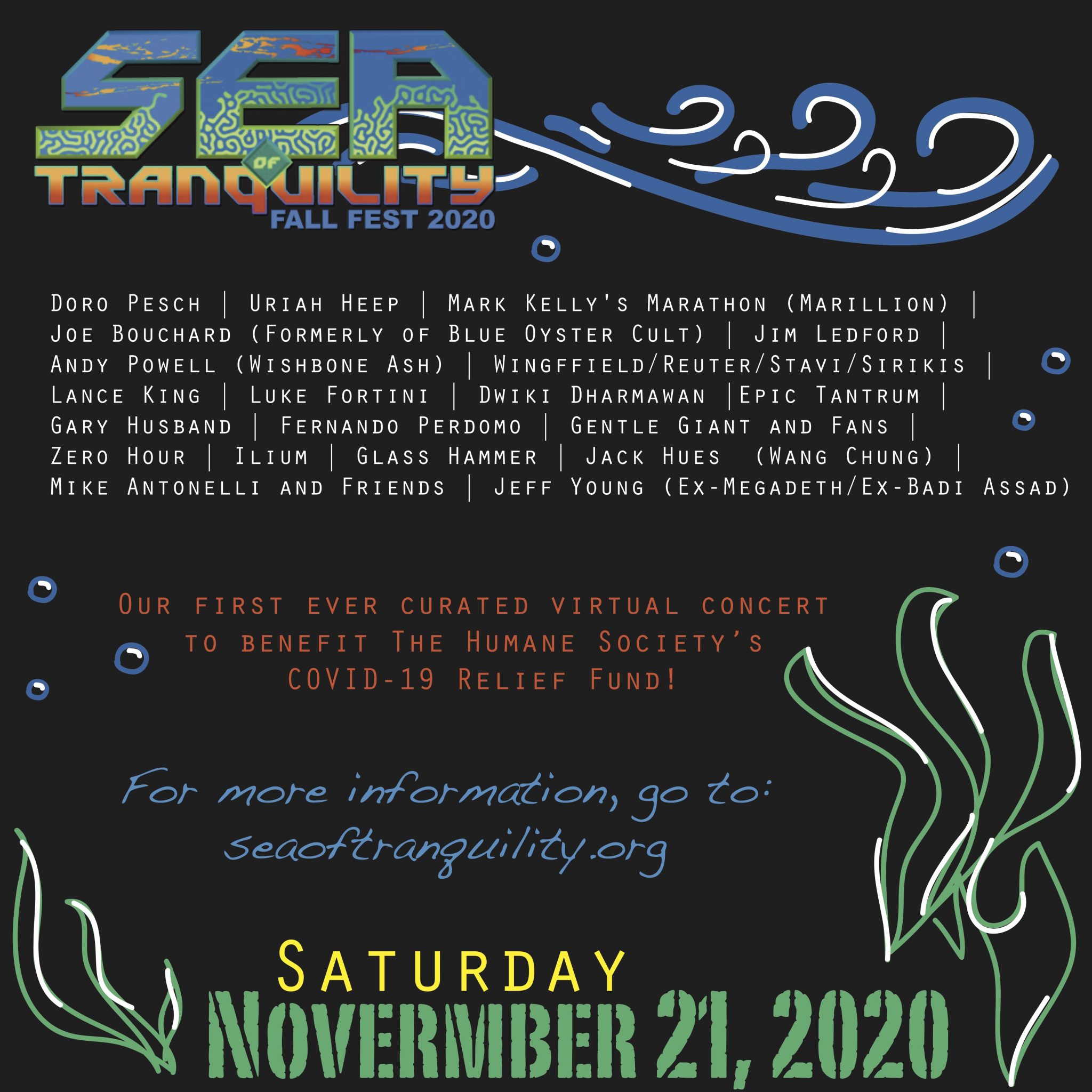 Sea of Tranquility is excited to announce Sea Of Tranquility Fall Fest