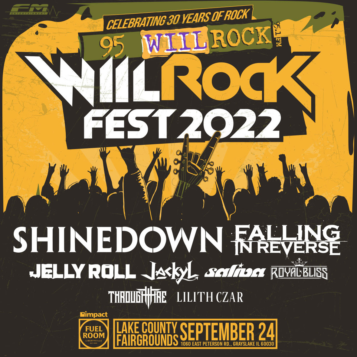 Rock Fest 2022 Celebrating 30 Years Of Rock Show Announced - BPM