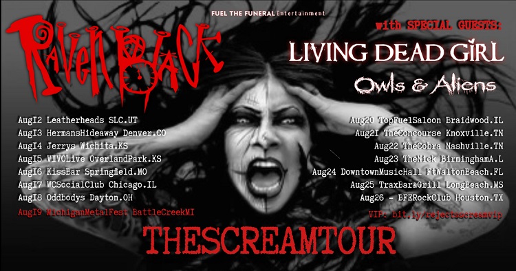 scream tour 1 dates