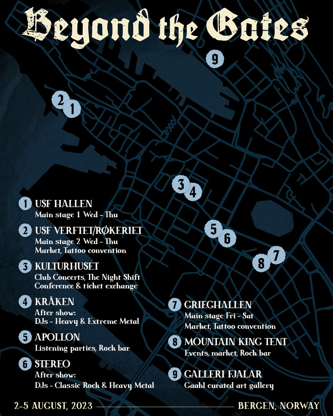 Beyond the Gates Reveals Daily Schedules for Bands BPM